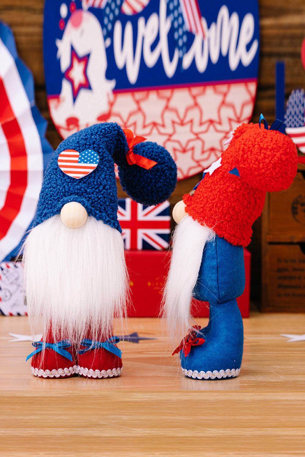 2-Piece Independence Day Knit Gnomes