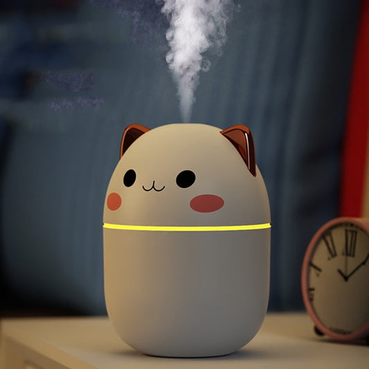 200ml Air Humidifier, Aroma Diffuser With Night Light, Rechargeable And Refillable