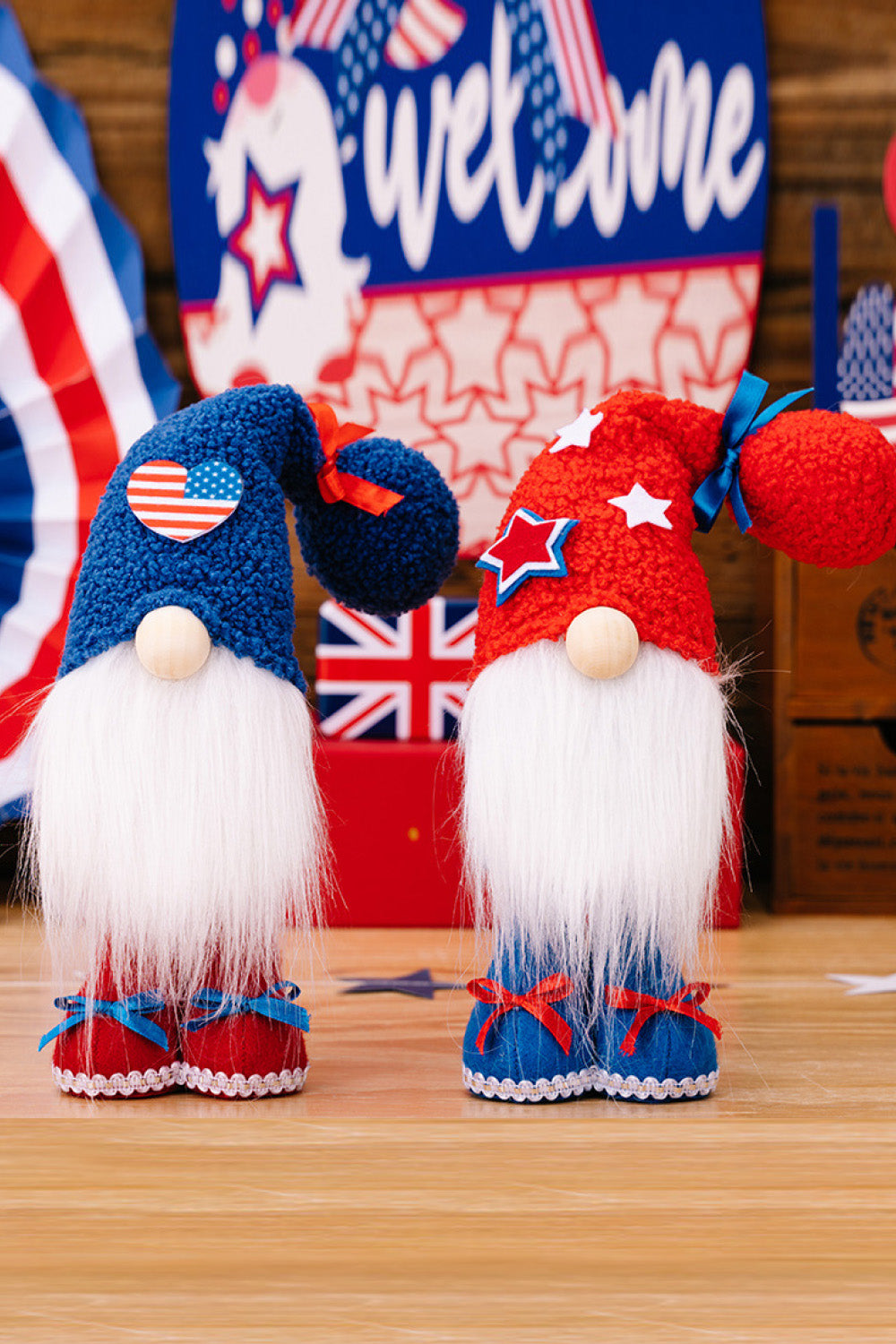 2-Piece Independence Day Knit Gnomes