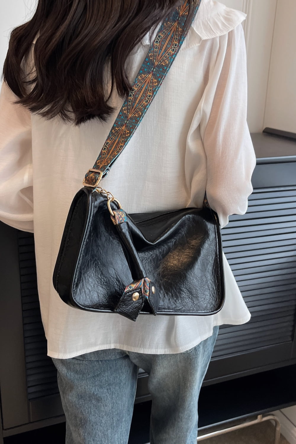 PU Leather Shoulder Bag