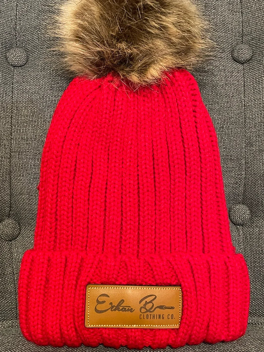 Ladies Knit Winter Hat, 100% Soft Cotton
